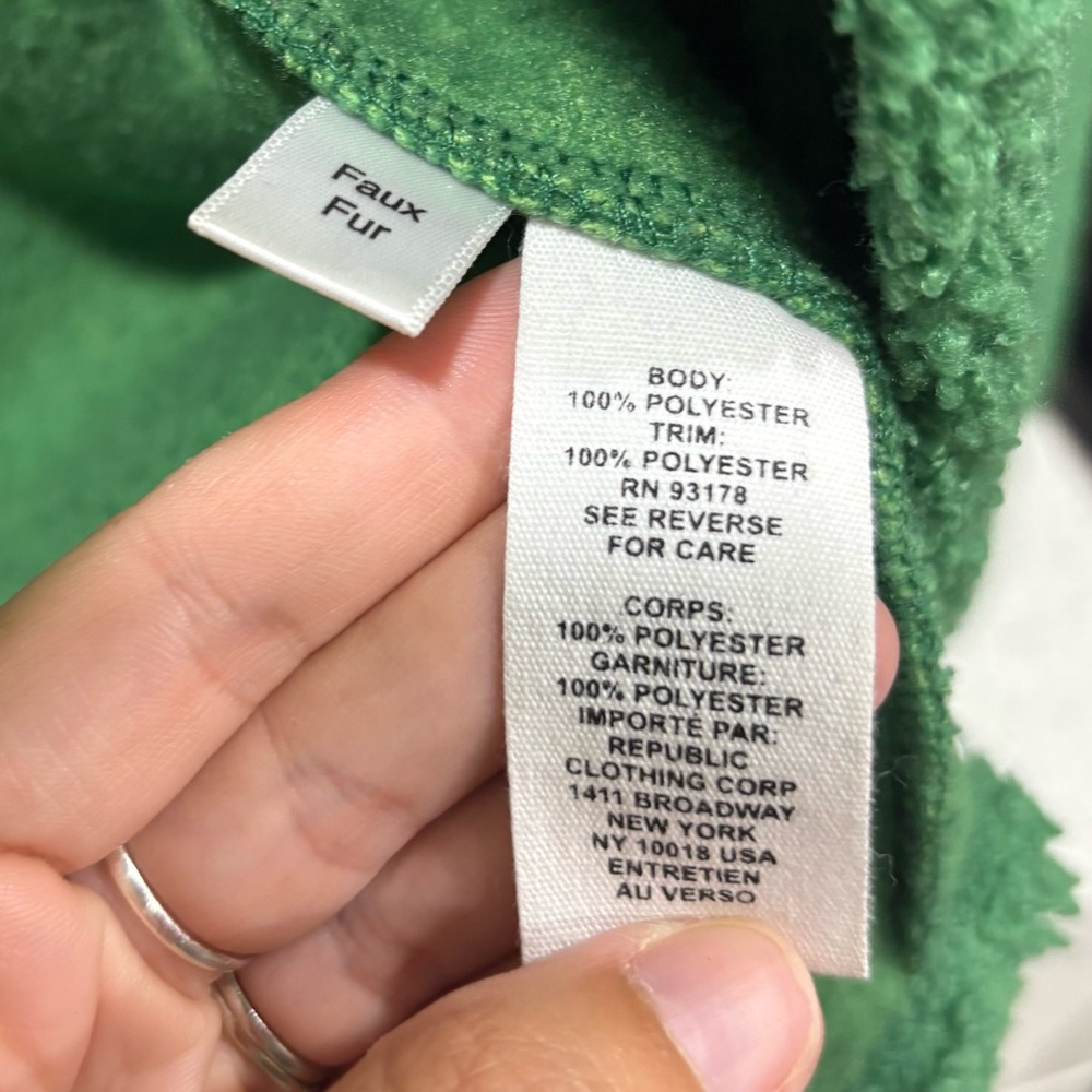 For The Republic teddy fleece drop shoulder over shirt jacket - Picture 5 of 5